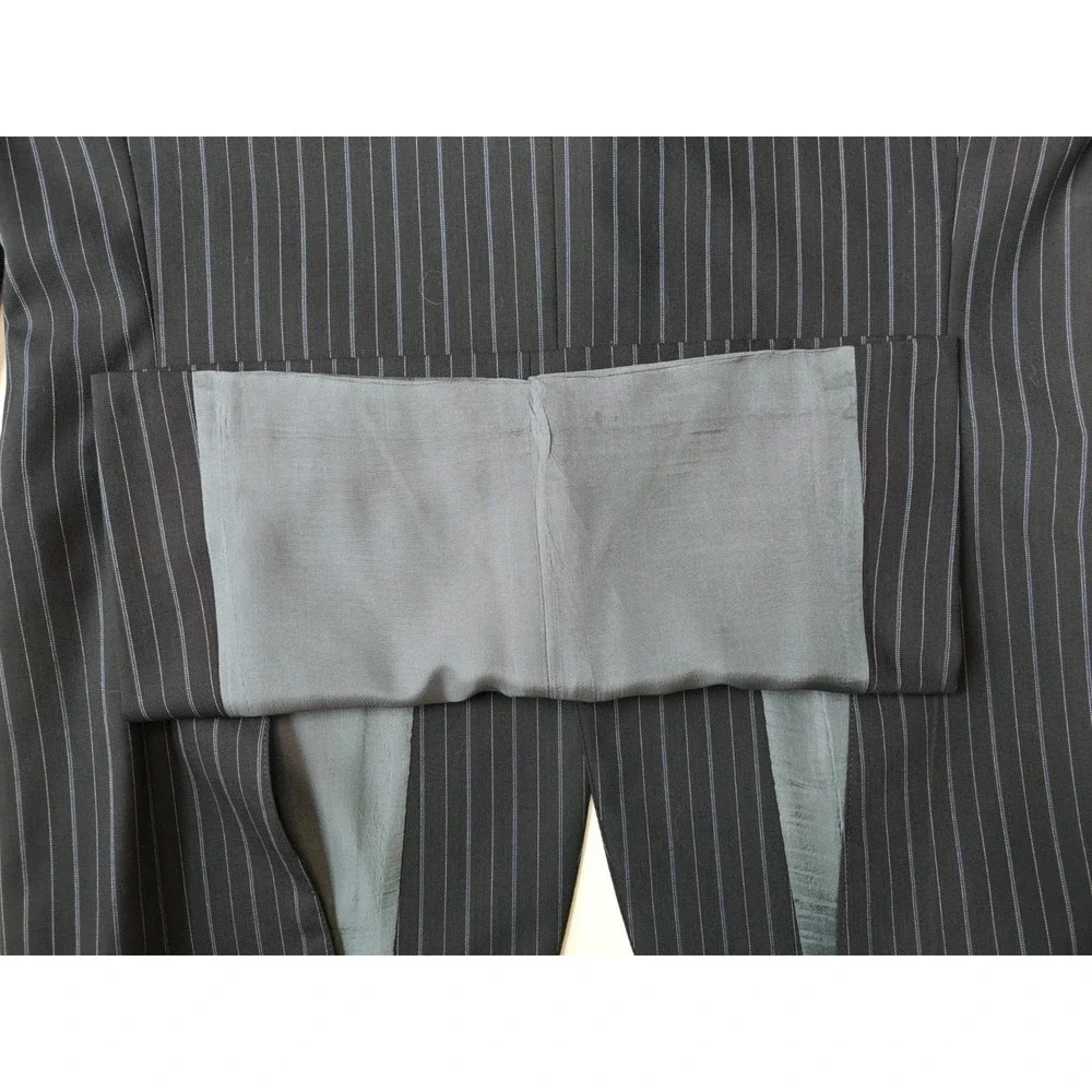 Jack Victor Mens Wool Sports Coat 40R Blue Striped 3 Button Blazer Canada